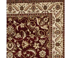 ROSA TRADITIONAL RED CREAM CLASSIC FLOOR RUG (XXL) 300x400cm