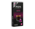 MUST Nespresso Compatible Coffee Capsules Variety Coffee Selection 100 ( 10 Packs X 10 Pods) Aluminium Capsules, Made in Italy