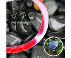 Solar Outdoor Rope Lights 33Ft 100Led Candy Color Waterproof Twinkle Lights Wedding Patio Garden Christmas Party Holiday Trampoline Decor