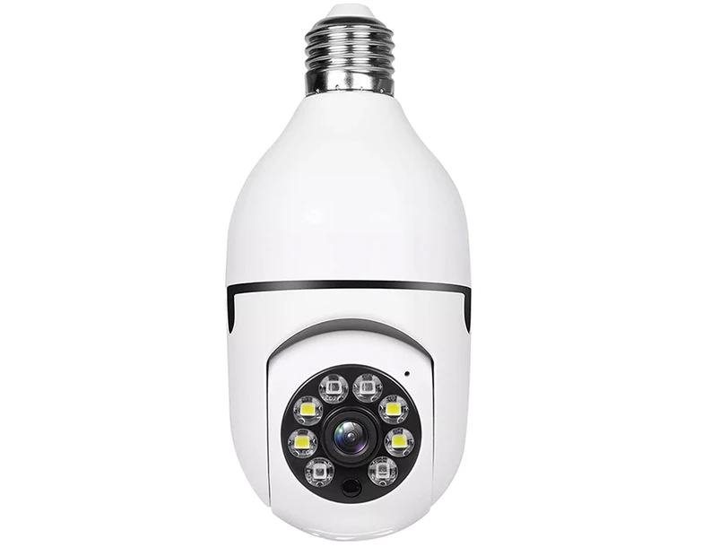 Wireless WiFi Light Bulb Camera Security Camera 1080p WiFi Smart 360 Surveillance Camera for Indo
