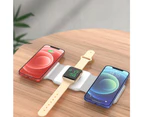 Wireless Charging Pad for iPhone Foldable,Compact 3 in 1 Wireless Charger Stand,Wireless Portable