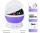 Night Light for Kids, Moon Star Projector - USB Cable, 360 Degree Rotation, Romantic Night Lighting for Baby Kids$Moon Star Projector - USB Cable
