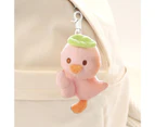 8cm Keychain Pendant PP Cotton Fully Filled Soft Lovely Plush Toy Hanging Ornament Cartoon Stuffed Animal Toy Plush Duck Doll Bag Pendant Party Favor