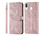 For Samsung Galaxy A20/A30 Cover with Kickstand - Pink