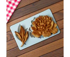 Baking Mold Easy-Demoulding Wear-Resistant Heat-resistant Food Grade No Odor Make Cakes/Desserts Eco-friendly Peony Flower Shape Silicone Mold for - White