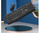 Wireless Keyboard and Mouse Combination, 2.4G Full-size Ergonomic Computer Keyboard, Suitable for Windows, Mac OS Desktop/laptop/PC