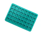 Cake Mold Non-sticky Baking Tool 40 Cavities Square Baking Silicone Mold Caramel Hard Candy Truffle Chocolate Mould Kitchen Supplies - Green