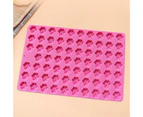 Cake Mold Food Grade Non-stick Reusable Easy Release Flexible DIY Multi Grids Cat Paw Shaped Chocolate Mold Kitchen Accessories - Pink
