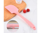 Mixing Spatula High Temperature Resistance Soft with Stand Easy to Clean Detachable Design Stir Pink Silicone Cream Butter Cake Spatula for Dining Room - Pink