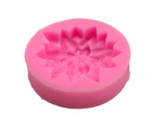 Fondant Mold Heat-Resistant Easy Demoulding Non-stick Christmas Holly Leaf Cake Mold for Cake Shop - Pink