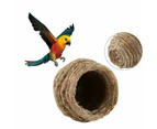 Handwoven Straw Cage Nest/Pigeon Bird House Parrot Nest Pet Breeding Nesting