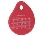 Silicone Scraper Baking Cake Cooking Dough Spatula DIY Bread Cake Making Supplies for Bakery Kitchen - Red