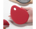 Silicone Scraper Baking Cake Cooking Dough Spatula DIY Bread Cake Making Supplies for Bakery Kitchen - Red