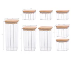 Ortega Kitchen 8-Piece Food Storage Set w/ Bamboo Lids