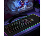 RGB LED Backlit Wired Mechanical Gaming Keyboard, 104 Mechanical Gaming Keyboard for PC Gamers and Working