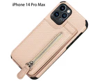 Phone Case Wallet Card Holder Holder Zipper Bag，Protective Folding Case Cover for iPhone 14 Pro Max