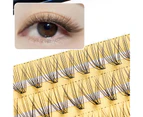 SunnyHouse 10Pcs/Set False Eyelashes Air Grafted Natural Fiber Makeup Eye Lashes for Dressing Room - 11mm