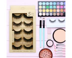 SunnyHouse 1 Box False Eyelashes Skin-friendly Anti-fade Faux Mink Hair Natural Wispy Fluffy Long Artificial Lashes for Women - 3