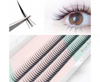 SunnyHouse False Eyelashes Dense 3D A-Typed Makeup Extensions Eye Lashes for Party - 8 mm