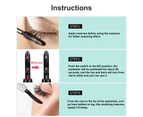 SunnyHouse Eyelash Shaper Exquisite Comfortable ABS Electric Quick Lash Curler Tool for Makeup - Black