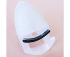 SunnyHouse Mini Eyelash Curler Reusable Long Lasting Portable Eyelash Curling Clip Cosmetic Beauty Makeup Tools for Women - Nude