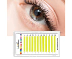 SunnyHouse False Eyelashes Charming Curly Waterproof Individual Colored Lashes Faux Eyelash Extensions for Women - Red