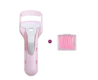 SunnyHouse Eyelash Curler Easy to Use Effortless Bright Color Pressing Mini Eyelash Curler for Home - Pink