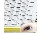 SunnyHouse 1 Box Natural Lightweight Convenient False Eyelashes 3D Curling Grafting Fake Eye Lashes Makeup Tool for Women - C