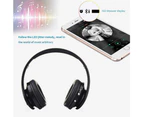 Bluetooth Headphones Wireless, Over Ear Headset with Microphone, Foldable & Lightweight, MP3 Mode and Fm Radio for Cellphones Laptop TV