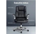 Artiss Gaming Office Chair Executive Computer Chairs PU Leather Seating Black
