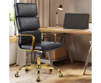 Furb Ergonomic Executive Eames Office Chair Height Adjustable Gold/Dark Grey