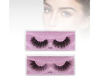 SunnyHouse 1 Pair Eye Accessory Natural Convenient Premium Lashes Natural Eyelash for Home - Purple 3