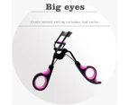 SunnyHouse 1 Set Eyelash Curler High Stability Spring Soft Pads Lash Curler Handle Tweezer Cosmetic Makeup Tools for Female - E