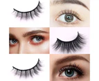 SunnyHouse 1 Pair False Eyelash 3D Effect Extension Thick Professional Makeup Individual Cluster Eyelashes for Girl - 4