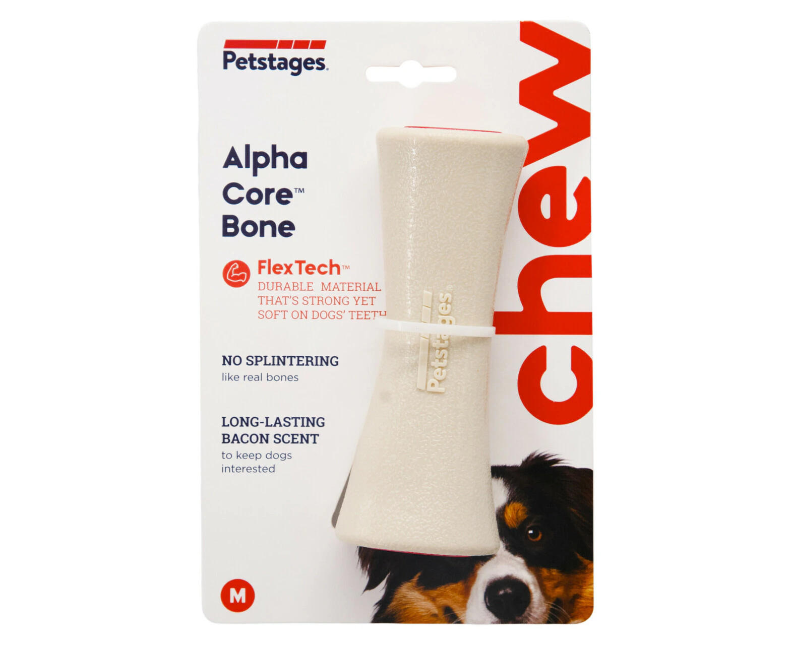 Petstages Alpha Core Bacon Scented Bone Dog Chew