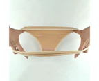 Minbaeg Sexy Bikini Briefs Pure Color Low-rise Slim Strap Bikini Panties for Women-Skin Color One Size - Skin Color