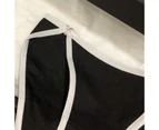 Minbaeg Sexy G-String Underwears Solid Color Slim Strap Low Waist T-back Women Accessory for Valentine Day-Black One Size - Black