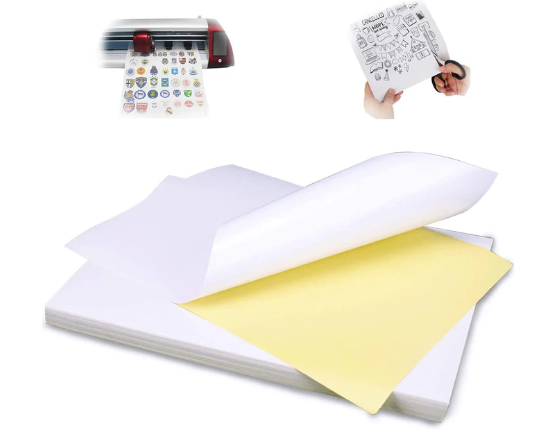 Home & Office Supplies Label Printing Paper A4 Matt Self Adhesive White 80 Sheets