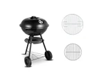 Charcoal Bbq Smoker Grill Outdoor Camping Patio Barbecue Steel Oven