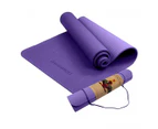 Eco Friendly Tpe Exercise Yoga Pilates Mat - Lilac
