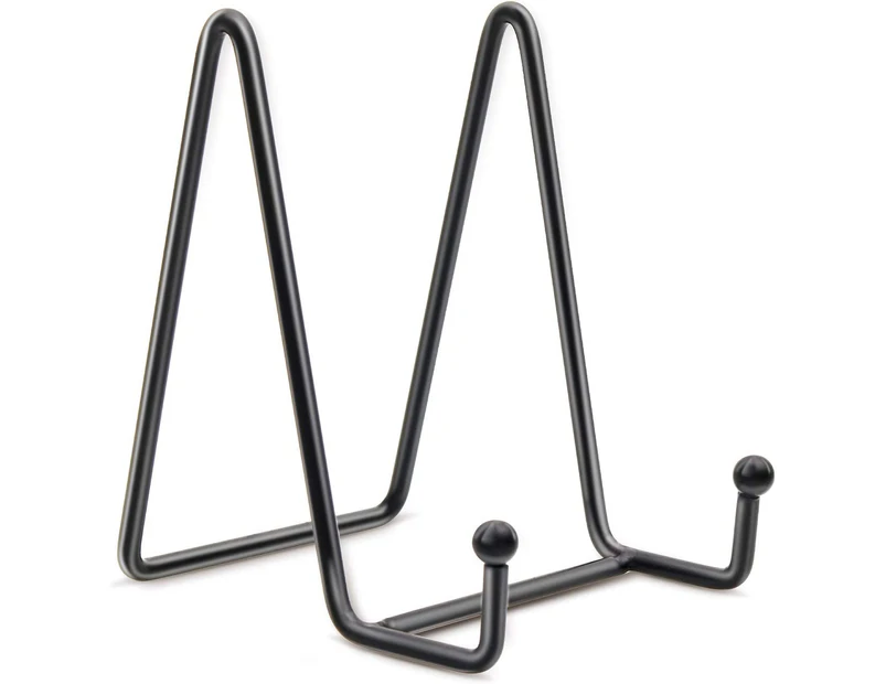 Display Stand,Plate Stands For Display,Black Iron Easel Plate Holder Display Stands-Small
