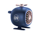 Speaker Helicopter Shape Design Wireless ABS Mini Bluetooth-compatible Speaker for Travel-Blue-2