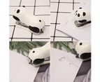 Portable Mini Cute Panda Desktop Stapler Set with 1000PCS No.10 Staples for Office School Home or Travel Use