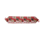 1pc Christmas Table Runner  6FT Xmas Dinner Table Flag Placemat Embroidered Table Cloth Flag Christmas Decorations Holiday Party A5