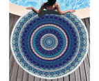 Bestjia Beach Towel Super Soft Extra Large Microfiber Quick Dry Water Absorbent Beach Blanket Bath Towel for Home - 3 Multicolor