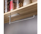 Paper Towel Holder Under Kitchen Cabinet - Wall Mounted Adhesive Paper Towel Holder, Sus304 Stainless Steel
