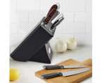 Universal Knife Block Holder Wooden Kitchen Tools Storage Organiser Black