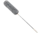 Microfibre duster for cleaning, extra long inch extension duster with bendable head, chicken feather duster for furniture, cobwebs.