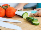 Tovla Jr. Knives for Kids 3-Piece Nylon Kitchen Baking Knife Set
