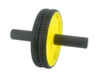 Exercise Fitness Abdominal Wheel Roller Training Workout Gym Home Equipment-Yellow